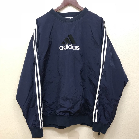 vintage adidas pullover jacket